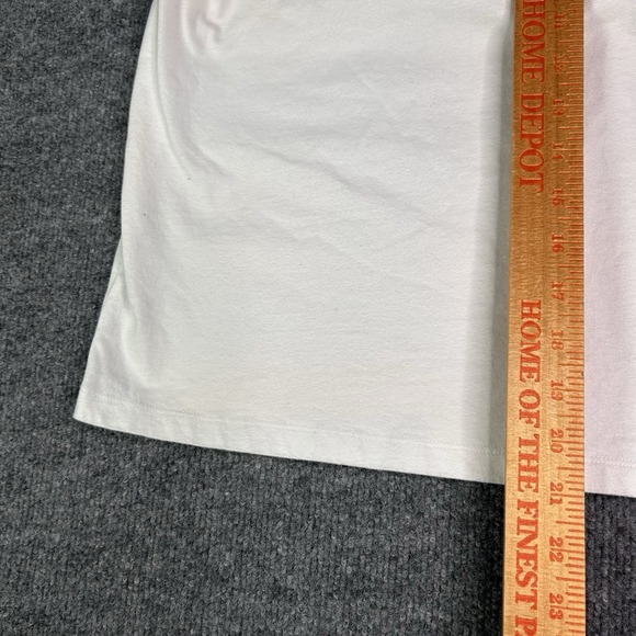 All Saints Coni‎ Tank Top Womens Size Small Padded Shoulder White - Picture 6 of 8